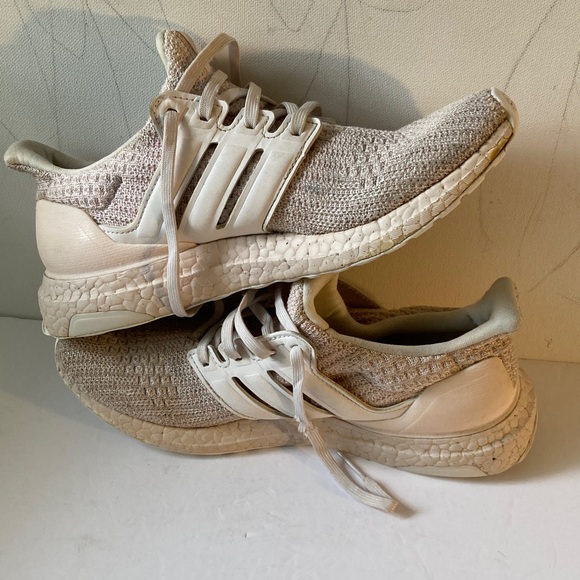 adidas Women's Athletic Shoes - Cream and White - Picture 3 of 10
